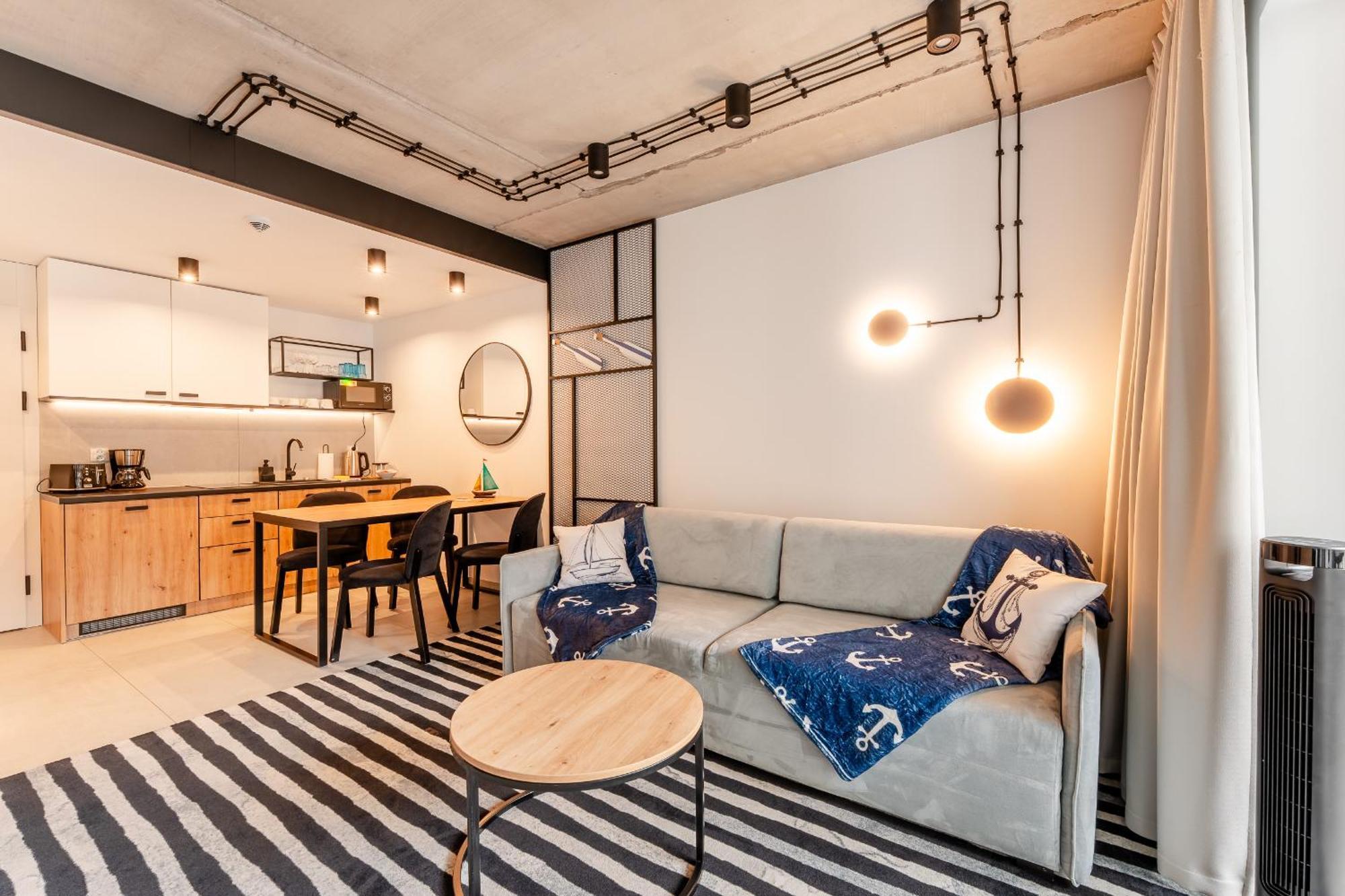 Apartment Loft Marine Port Basen & Sauny & Fitness Nielimitowany Dostep